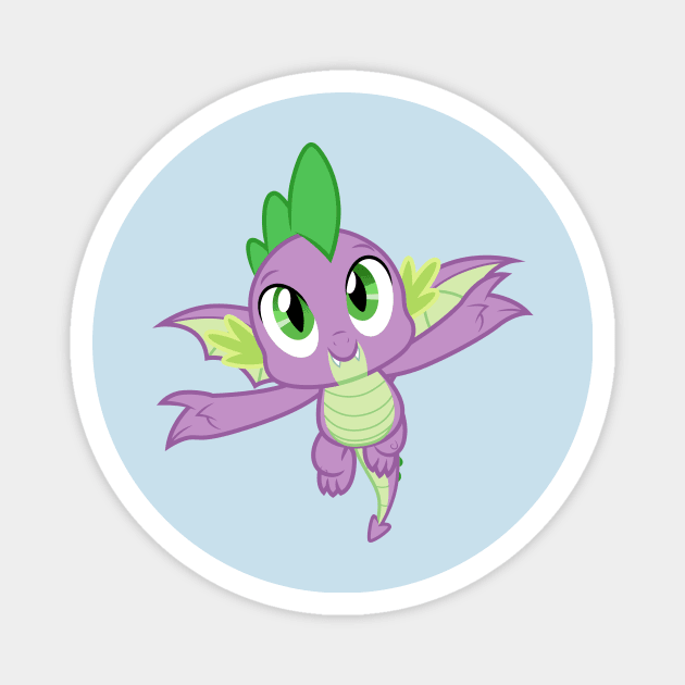 Flying Spike 1 Magnet by CloudyGlow